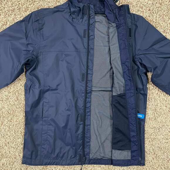 Columbia Men's Watertight II Water-Resistant Nylon Rain Jacket Navy, Size Large - Picture 10 of 16